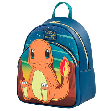 Loungefly Loungefly - Leather BackPack Loungefly! Leather: Pokemon Charmander Cosplay Mini Backpack