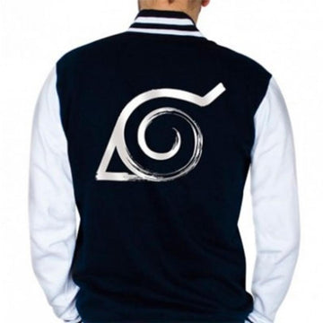 Abysse Men's Jacket Naruto Shippuden  Konoha Varsity Jacket by Abysse