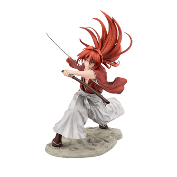 Kotobukiya 1/8 Scale Rurouni Kenshin: Meiji Swordsman Romantic Story ArtFX J Kenshin Himura 1/8 Scale Figure By Kotobukiya