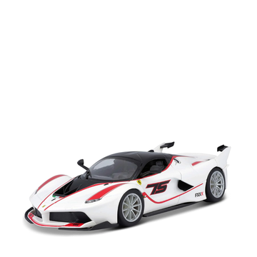 Bburago Diecast Cars Ferrrari Fxx K (Red and White) - 1/24 FERRARI Racing Diecast Cars by Bburago