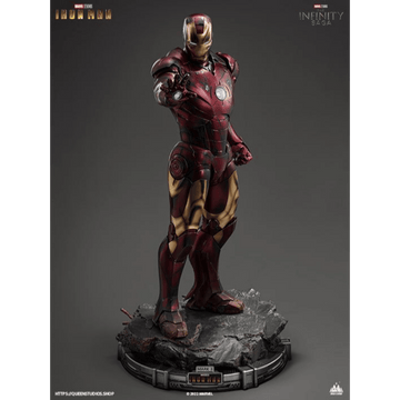 Queen Studios Statue Marvel Iron Man Mark 3 1/2 Statue (Battle-Damaged Edition) By Queen Studios