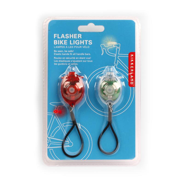 Kikkerland Tech Bike Lights Set of 2