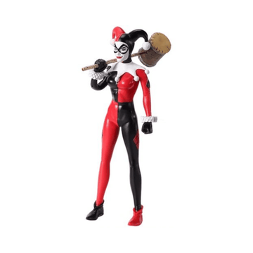 Noble Collection Action & Toy Figures Harley Quinn Jester Outfit - Bendyfigs - DC comics