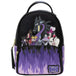 Loungefly Bag Loungefly! Leather: Disney Villians Purple Flame Distressed