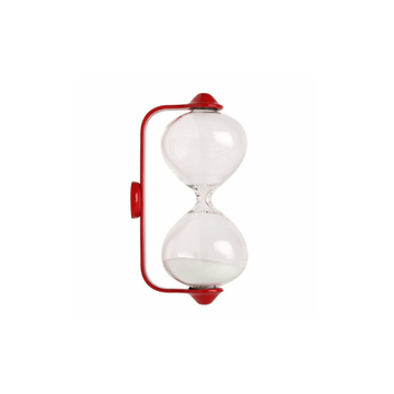 Kikkerland Kitchen & Bar Magnetic 3 Minute Timer Red