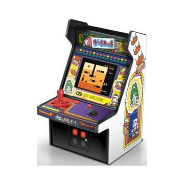 My Arcade Micro Player Micro Player : 6.75" Dig Dug - White & Black