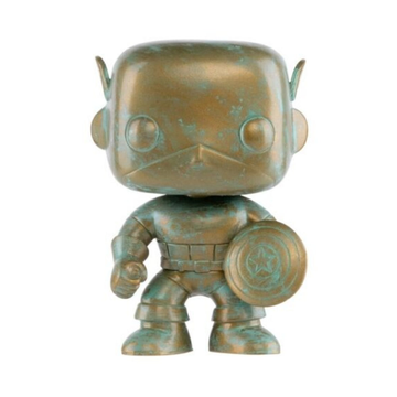 Funko Funko Pop Exclusive Funko Exc : Marvel 80th - Captain America (Patina) #497