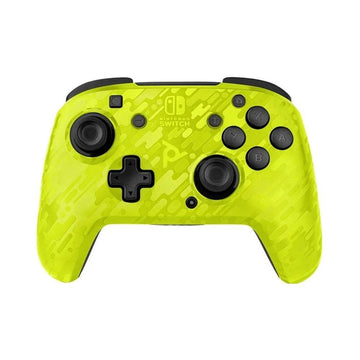 PDP Switch Controller PDP Switch - Faceoff Wireless - Controller Camo Yellow