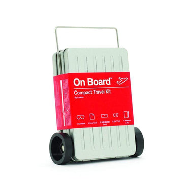 Luckies Of London Travel & Outdoor On Board - Travel essentials in a mini metal suitcase
