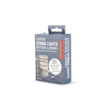 Kikkerland Home Extra Long! Copper String Lights