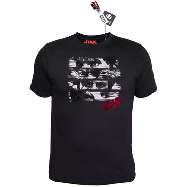 Playsmart T Shirts CREW NECK TEE W/DISCHARGE ON FRONT & FLOCK PRINT ON BACK