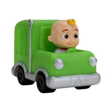 Jazwares Unisex - Interactive Toys Cocomelon Mini Vehicle Green Trash Truck