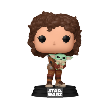 Funko Funko Pop Reg Funko : Star Wars: Mandalorian S9 - Peli Motto with Grogu