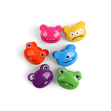 Kikkerland Kitchen & Bar Bag Clips 6 Set + Crazy Monsters