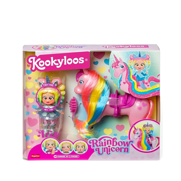 Magic Box Toys Toys KOOKYLOOS S - Rainbow Unicorn - 1x4 (V.0)
