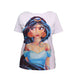 Playsmart T shirts Boat Neck Tee w/ Cmyk Print : Jasmine - Grey