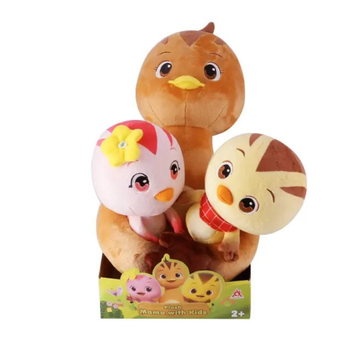 Katuri Plush Katuri 12" Plush Toy - Mama with Kids