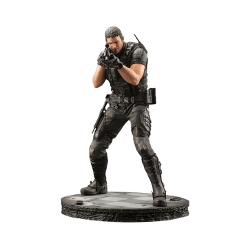 Kotobukiya Statue RESIDENT EVIL : VENDETTA - CHRIS REDFIELD (RENEWAL PACKAGE) ARTFX STATUE BY KOTOBUKIYA By Kotobukiya