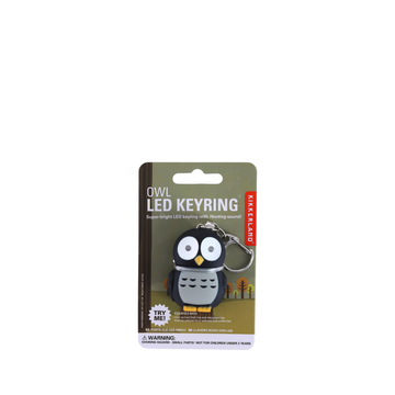 Kikkerland Keychains Owl Led Keychain Carded/Cdu
