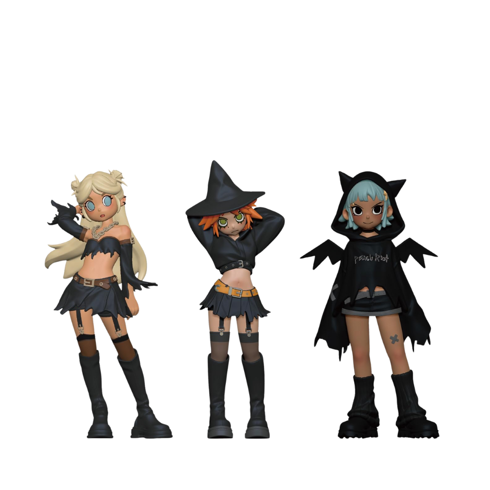 Peach Riot Witchy Punk Figures By Pop Mart