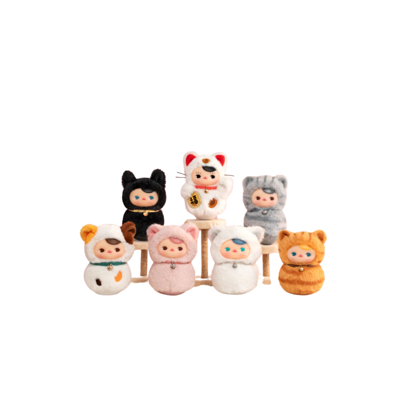 Pucky Roly Poly Keychain Pucky Roly-Poly Kitty Series-Vinyl Plush Blind Box – The Little Things