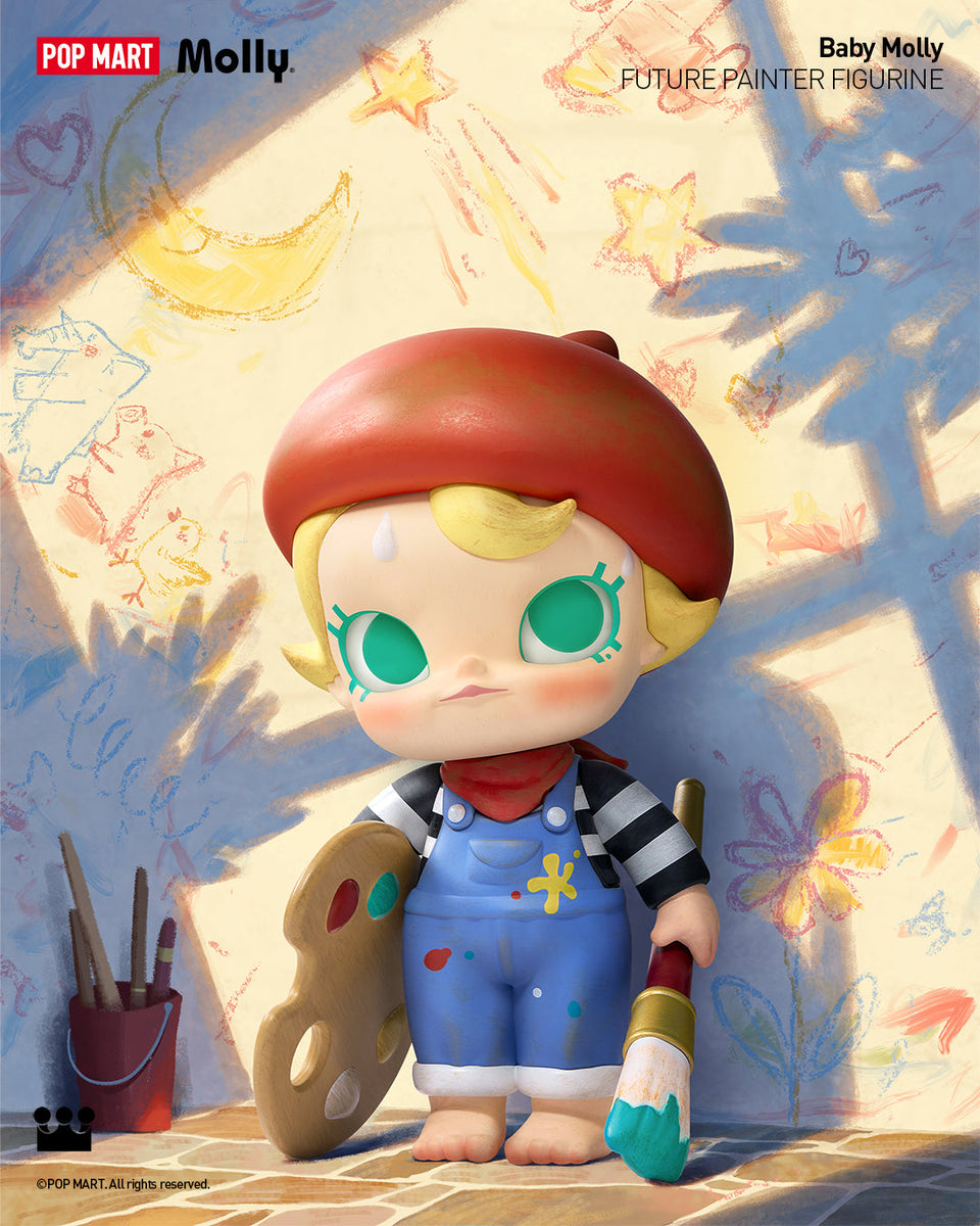 Baby Molly Future Painter Figurine By Pop Mart – The Little Things