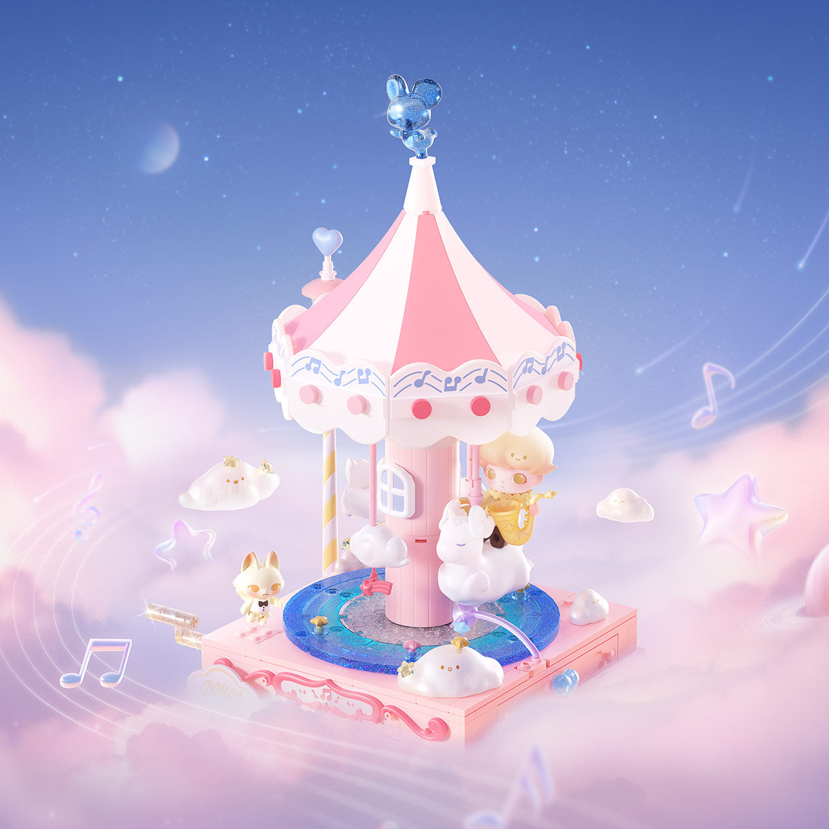 DIMOO Dream Melody Series Blocks - Galactic Carousel By Pop Mart – The ...