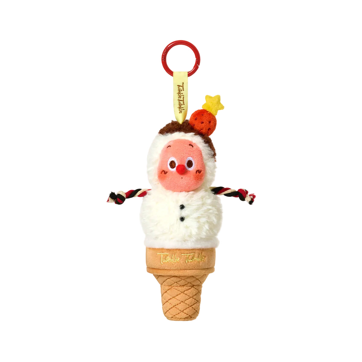 Moon Gelato Series - Snowman Gelato Pendant By Pop Mart