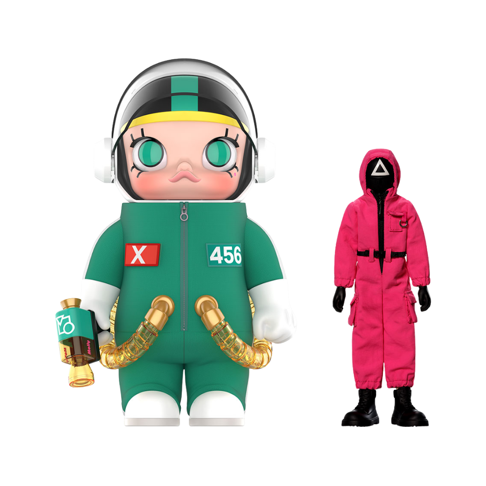 MEGA SPACE MOLLY 400% + 100% Squid Game Action Figure Set By POP MART