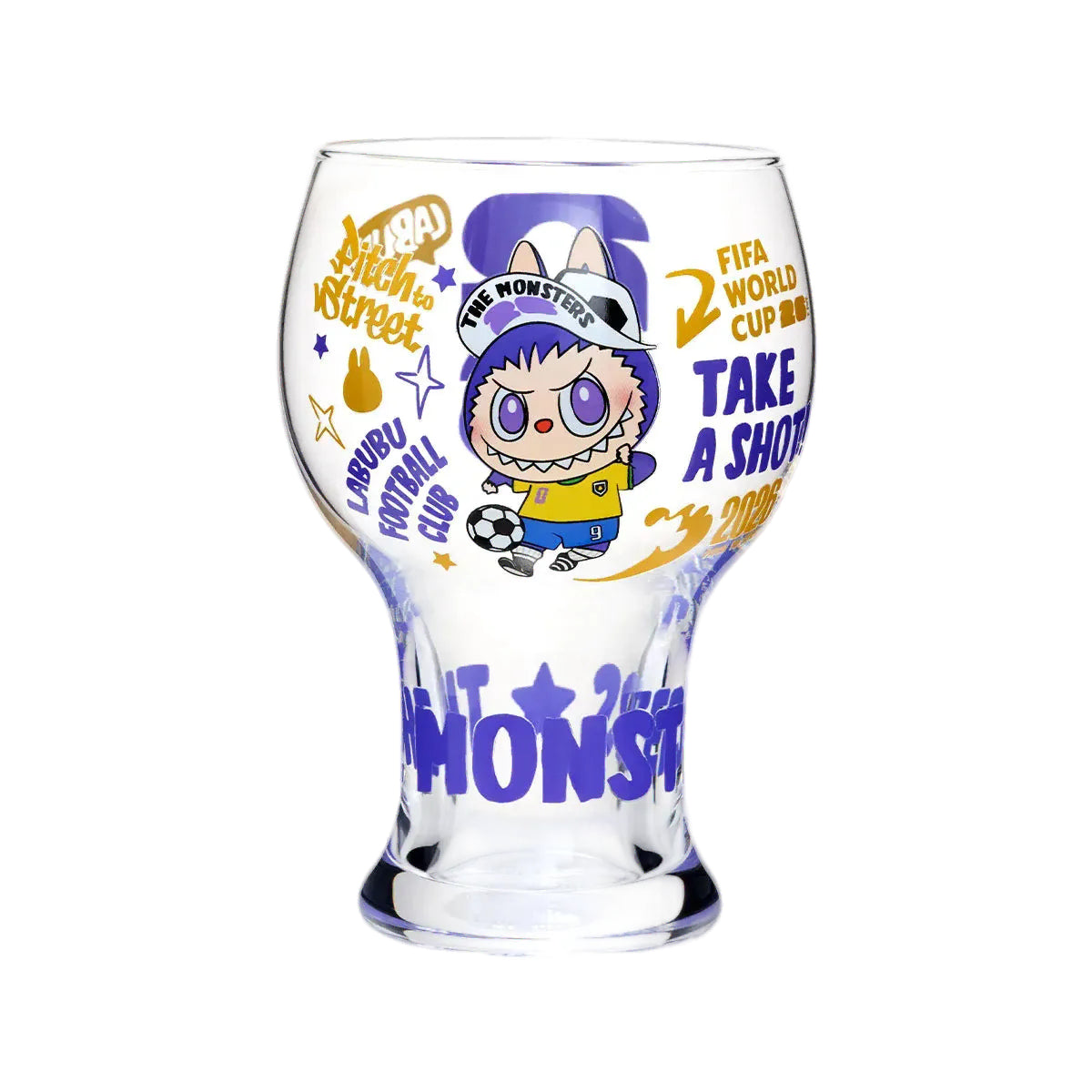 THE MONSTERS × FIFA SERIE Glass Cup Blind Box | Case: 6 By Pop Mart