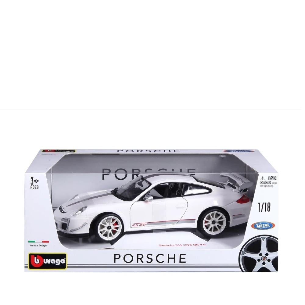 Modèle Réduit Porsche 911 GT3 RS 4.0 Burago - Échelle 1/18, Couleur RS4, Neuf