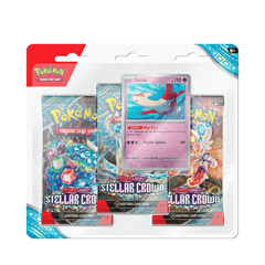 POKEMON TCG : Scarlet & Violet Stellar Crown (SV07)  3 Pack Blister