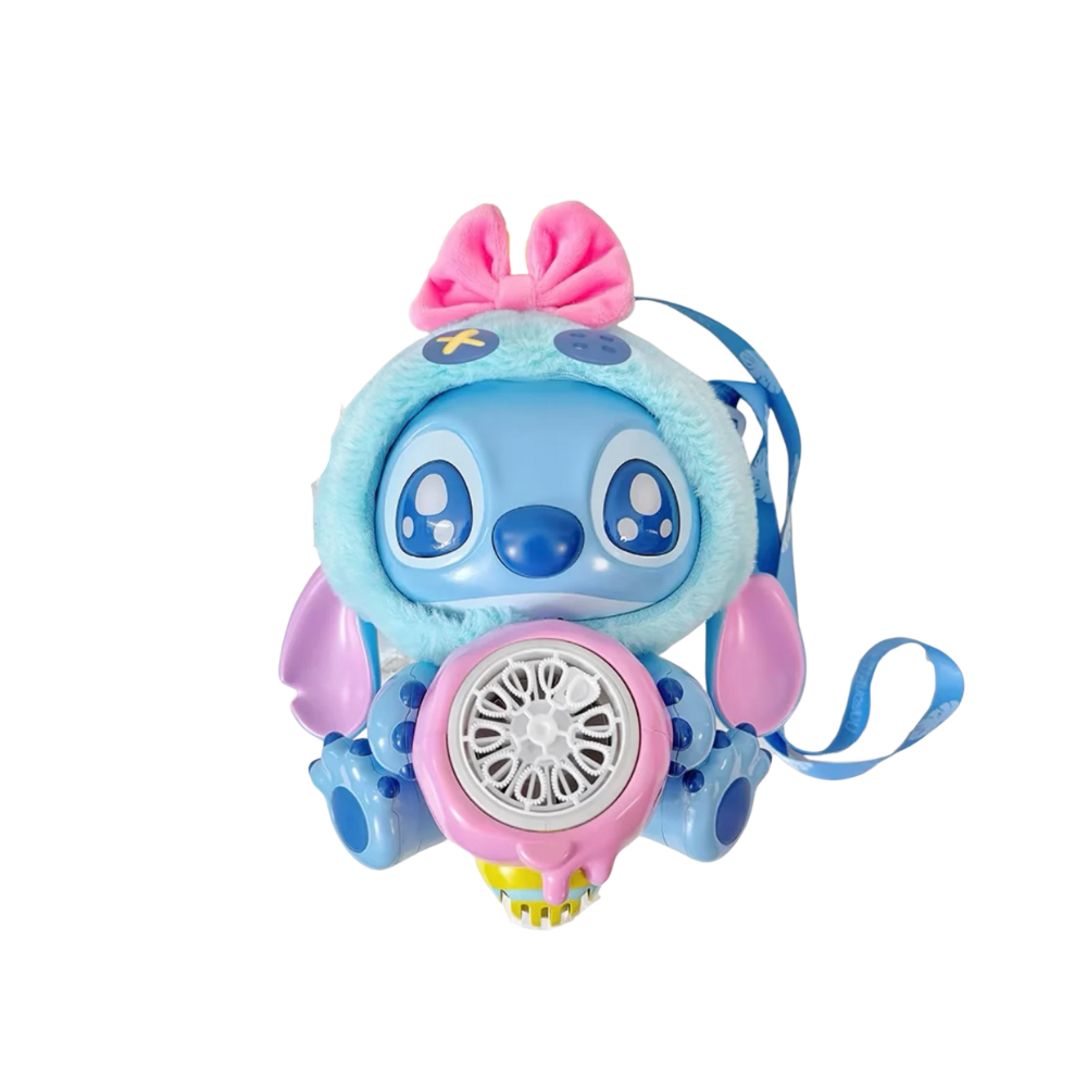 Disney Stitch Plush Bubble Blaster By Top Toy