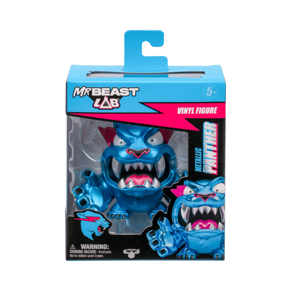 MRBEAST LAB VINYL FIGURE METALLIC PANTHER By Moose Toys