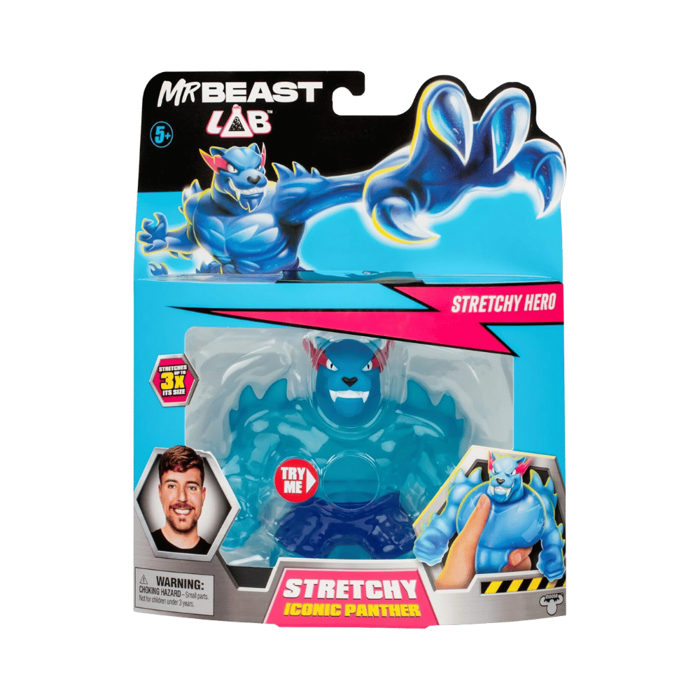 MRBEAST LAB W1 STRETCH HERO ICONIC PANTHER By Moose Toys