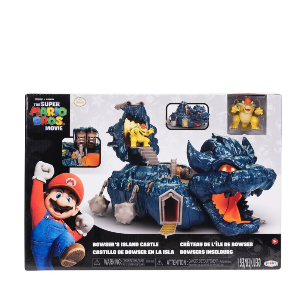 Super Mario Bros. The Movie Bowser's Island Castle Playset