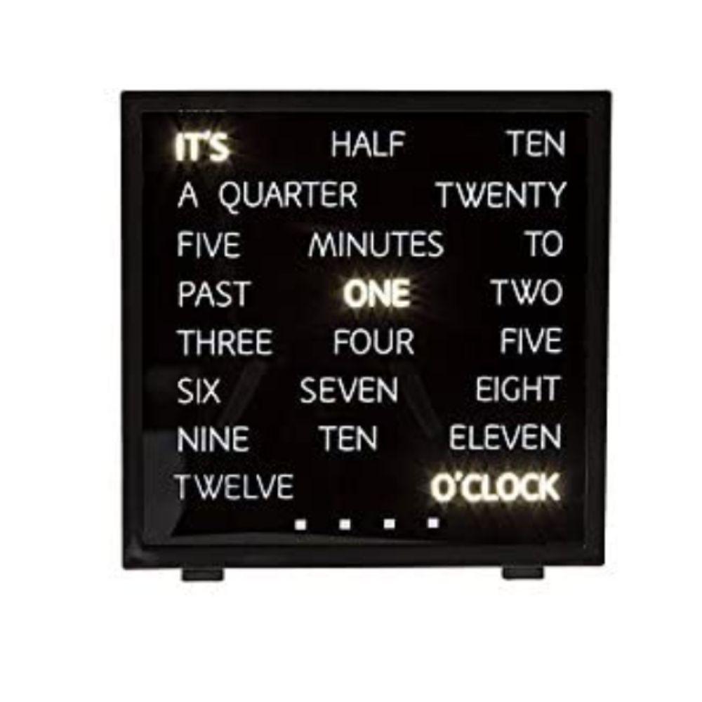 Clock with English words – The Little Things