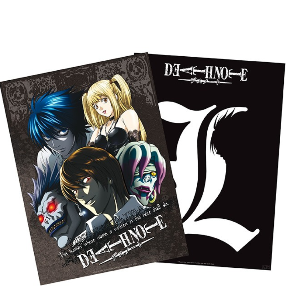Death Note L & Group 52X38 cm Set 2 Chibi Posters by Abysse – The ...
