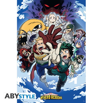 Abysse My Hero Academia Posters My Hero Academia Eri & Group 91X61 cm Poster by Abysse