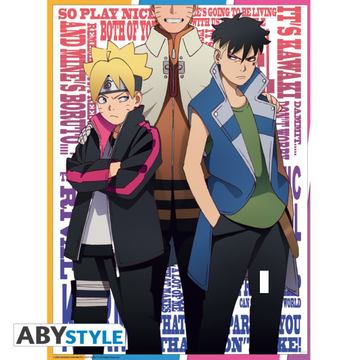 GB Eye Posters, Prints, & Visual Artwork BORUTO Poster "Boruto & Kawaki" (52x38)