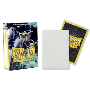 Arcane Tinmen Card Sleeves Dragon Shield Small Sleeves - Japanese Matte White (60 Sleeves)