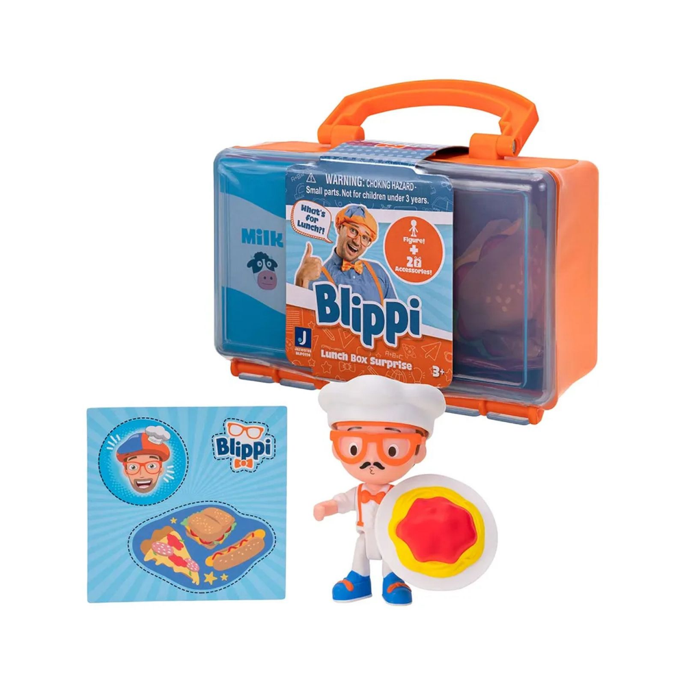 Blippi Deluxe Blind Figure Lunch Box - Orange – The Little Things
