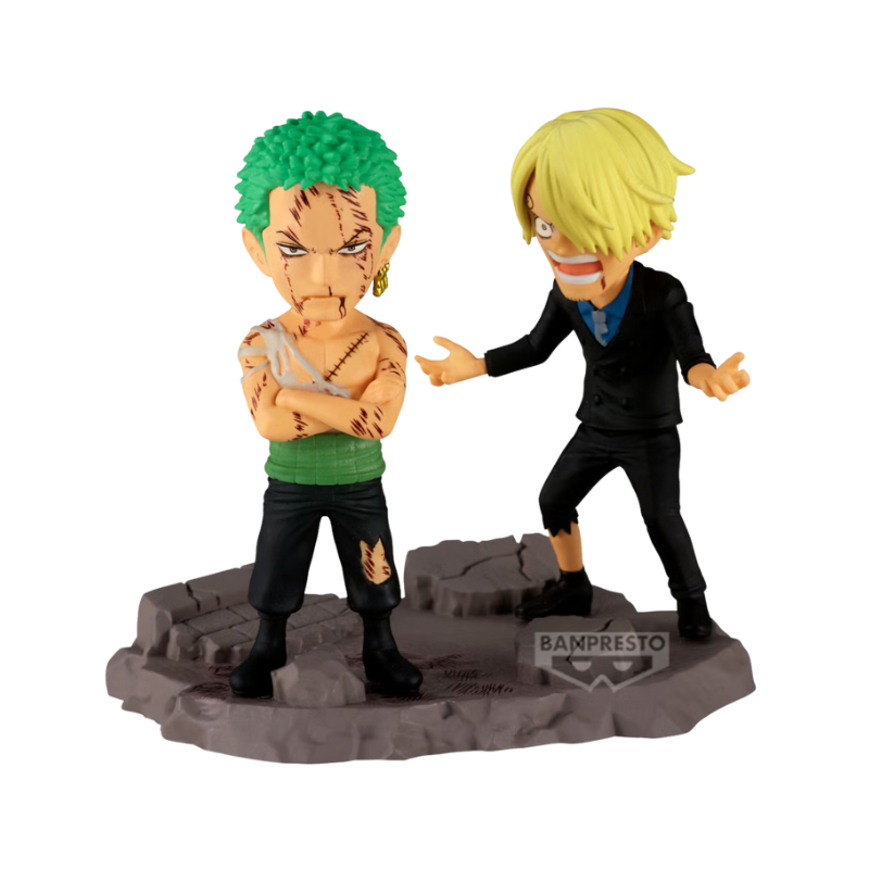 One Piece World Collectable Figure Log Stories Roronoa Zoro & Sanji Nothing At All Figure By Banpresto