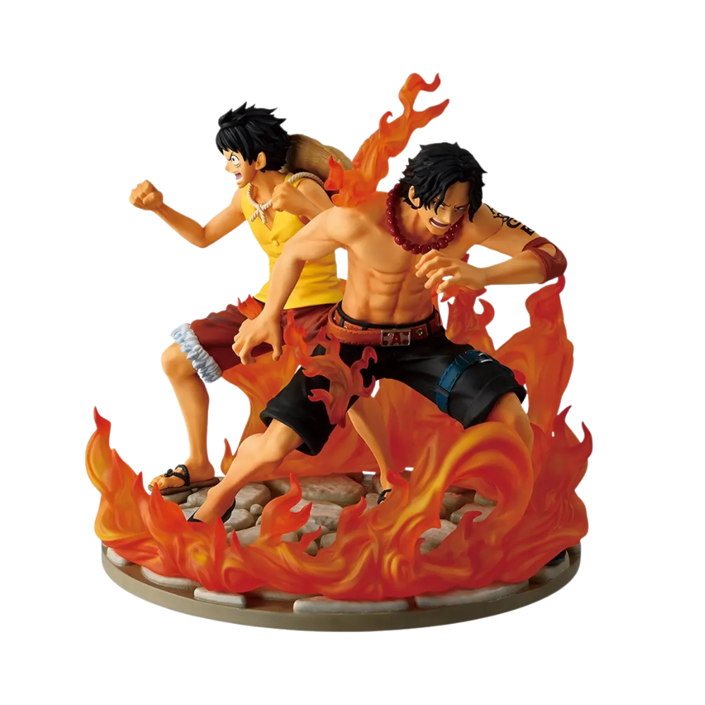 One Piece Portgas D. Ace & Monkey D. Luffy Figure – Dramatic Memories by Ichibansho