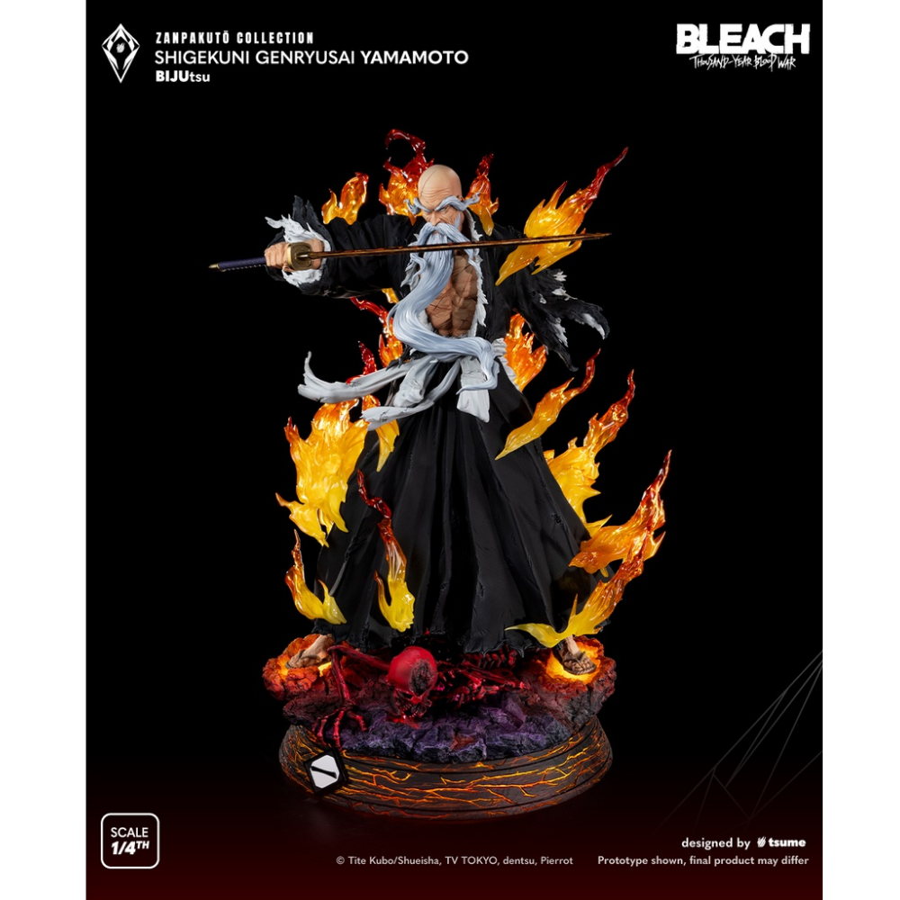 Bleach Shigekuni Genryusai Yamamoto Bijutsu 1/4 Scale By Tsume