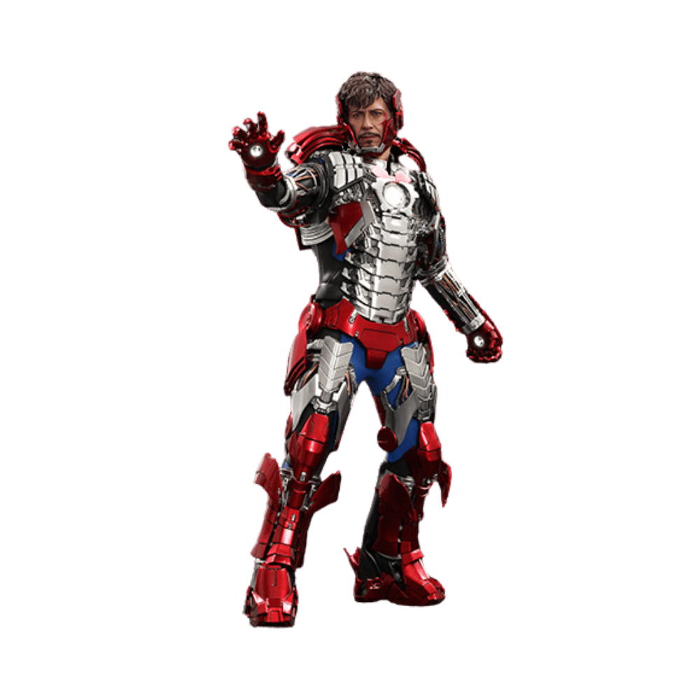 Marvel IRON MAN 2 Tony Stark (Mark V Suit Up) Deluxe 1:6 Action Figure By Iron Studios