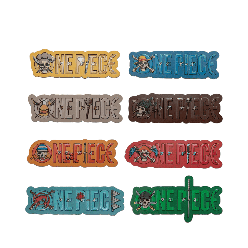 One Piece Title Sequence Set of 8 Magnets By Cinereplica