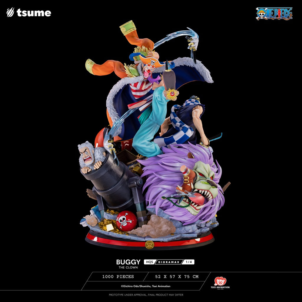 One Piece BUGGY THE CLOWN HQS DIORAMAX 1/4 By Tsume Art