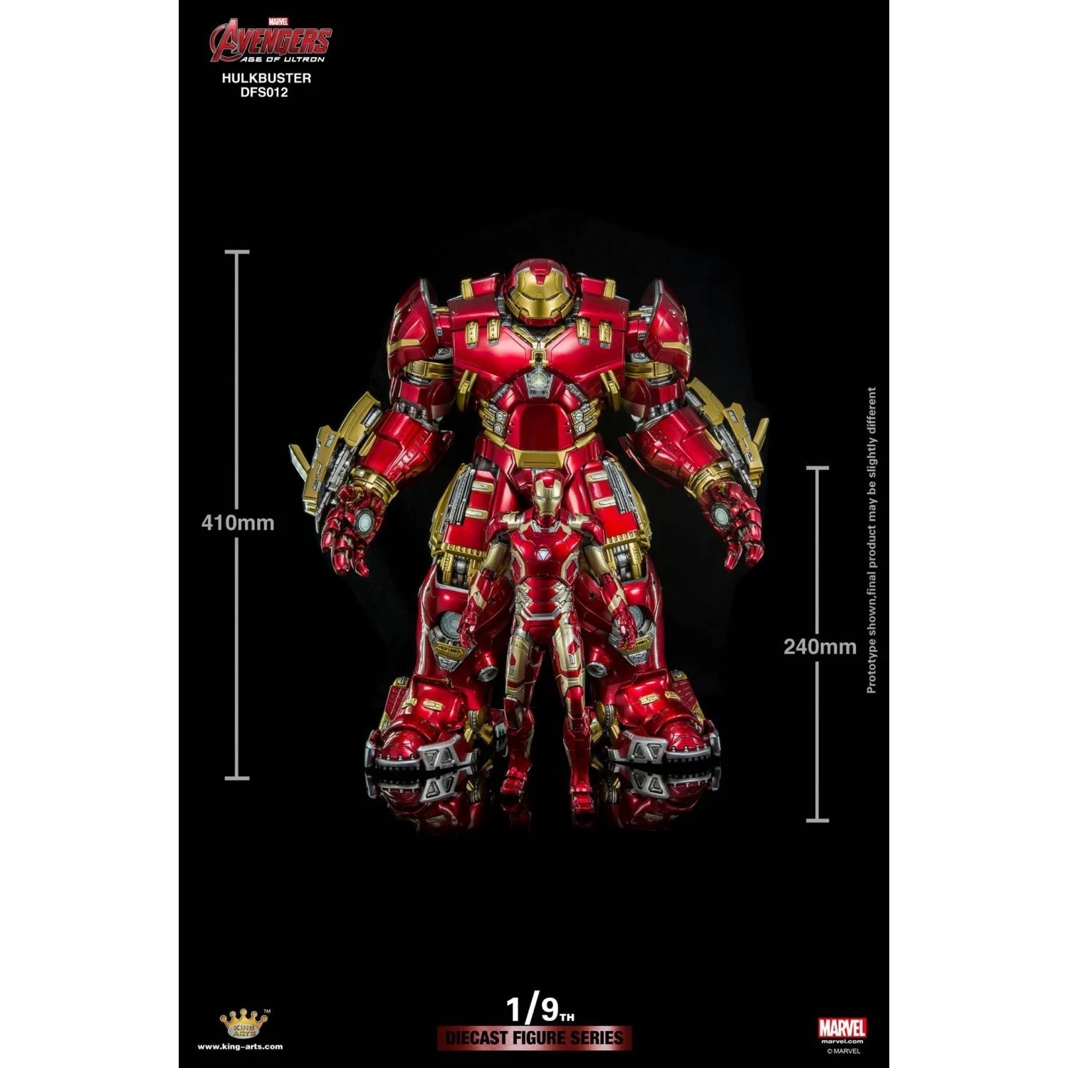 MARVEL HULKBUSTER 1/9スケールフィギュア Figurka Marvel 85th Anniversary Marvel Legends - Hulkbuster
