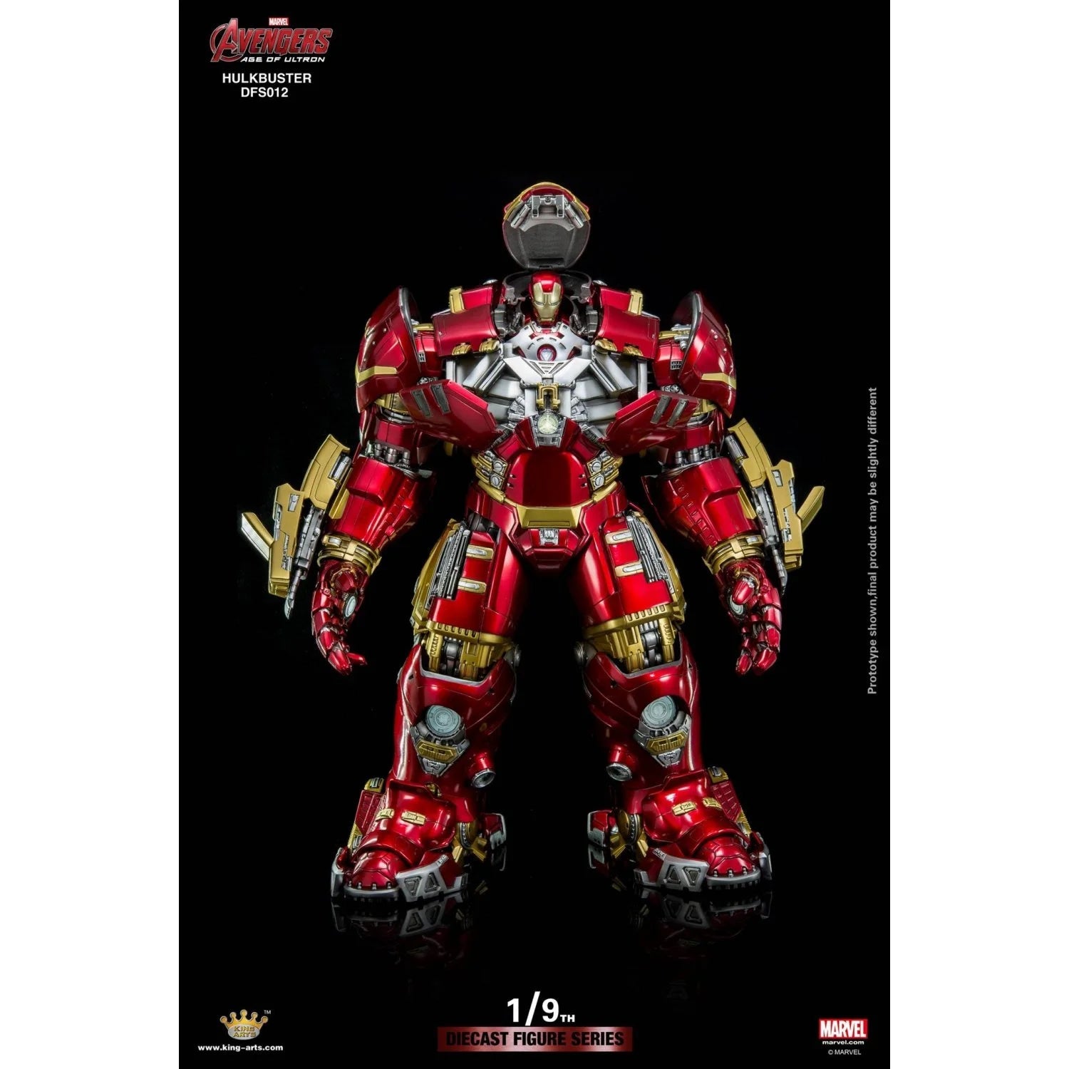 Avengers Age of Ultron MK44 Hulkbuster 1/9 Diecast Figure by